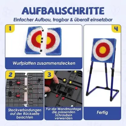 AimStrike™ Kinder-Axt- und Shuriken-Wurfspiel