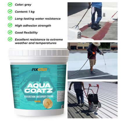 Wasserdichte Acryl-Polyurethan-Beschichtung AquaCoatz™ (1 kg)
