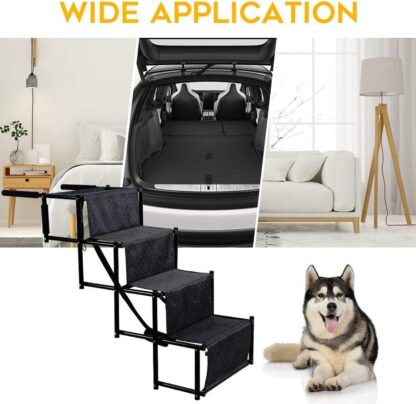 StairPup™ klappbare Rampe für Haustiere mit 4 Stufen