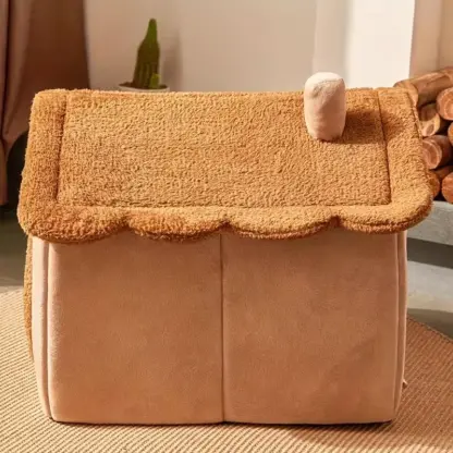 FluffHut™ Plüschhaustierbett