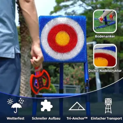 AimStrike™ Kinder-Axt- und Shuriken-Wurfspiel