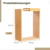 ClearGrain™ Holz-Acryl Vorratsbehälter (3er-Set)