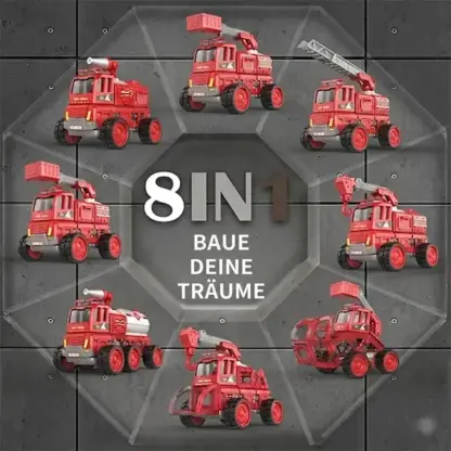 MagnaFleet™ 8-in-1 Magnetfliesen-Bausatz
