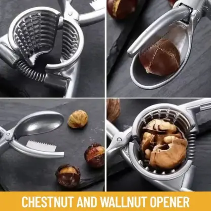 NutCracker™ 2 in 1 Nussknacker für Kastanien und Walnüsse