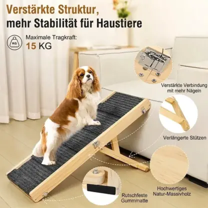 PawClimb™ zusammenklappbare verstellbare Hunderampe