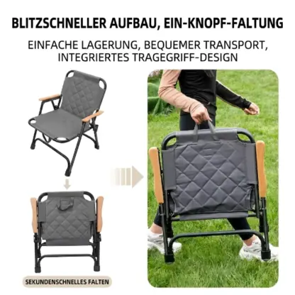 ComfyCamper™ klappbarer gepolsterter Campingsitz