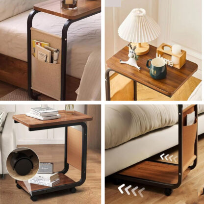 DeskCart™ beweglicher C-förmiger Couchtisch