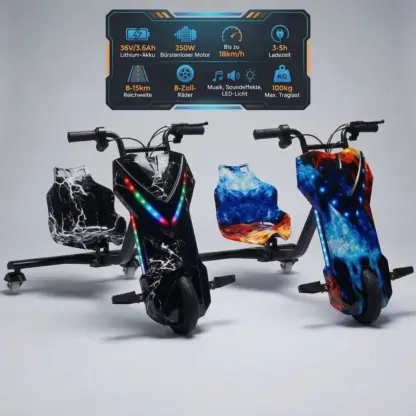DriftMax™ elektrisches 3-Rad Drift-Kart