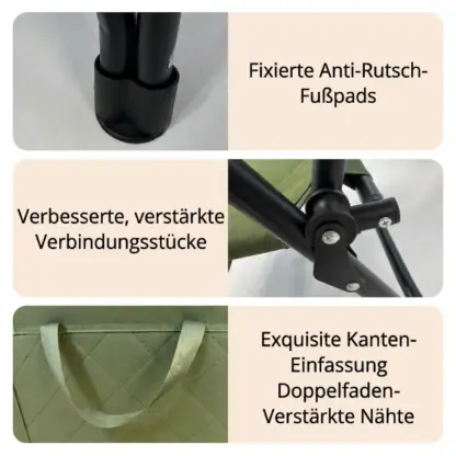 ComfyCamper™ klappbarer gepolsterter Campingsitz