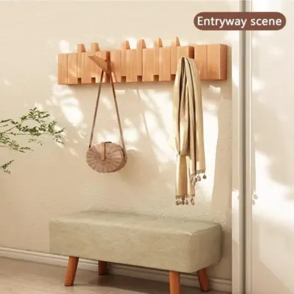 PianoRack™ Holzkleiderständer in Klavier-Tasten-Design