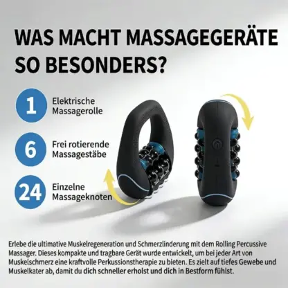 RolloMax™ elektrische Körpermassagerolle