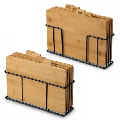 ChopZone™ vielseitiges Bambus-Schneidebrett-Set-middle