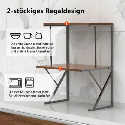 KitchenTower™ dreistufiges Mikrowellenregal-middle