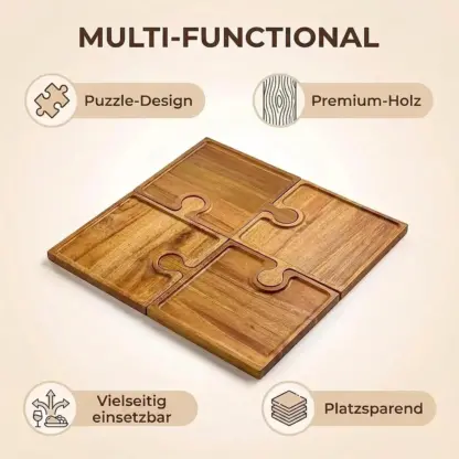 PuzzleTray™ Holz-Puzzle-Serviertablett-Set-middle