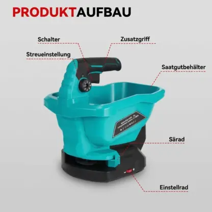 SpreadFlow™ kabelloser Samen- und Streusalzstreuer-middle