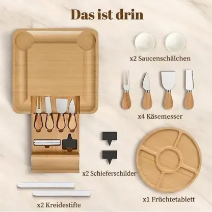 Plattera™ Wurst- und Käsebrett-Set-middle
