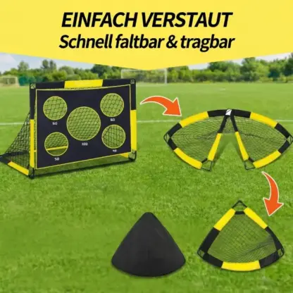 SoccerShot™ Kinderfußballtor mit Zielwand-middle