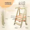BabyTower™ verstellbarer Lern­turm aus Holz-middle
