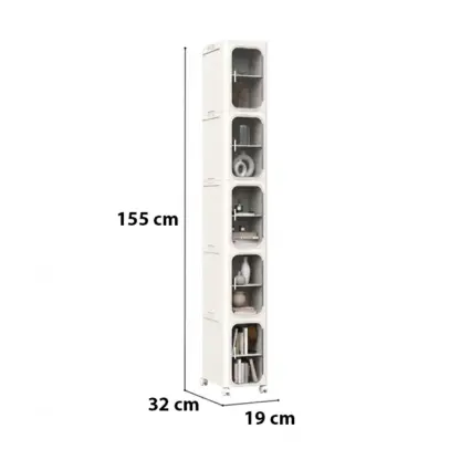 5-stufiges stapelbares Lagerregal GapStack™-middle