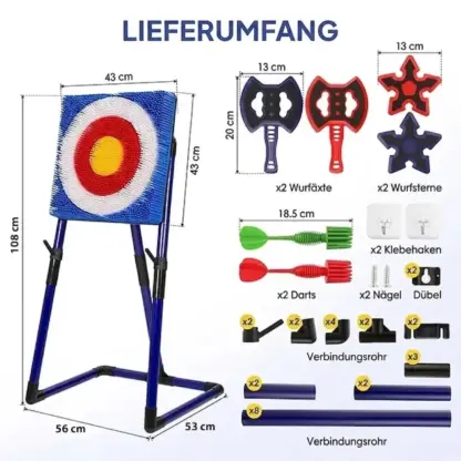 AimStrike™ Kinder-Axt- und Shuriken-Wurfspiel-middle