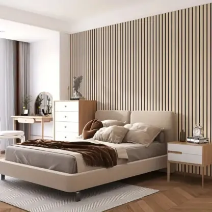 WoodyPanel™ seinakleebis puidust paneeli imitatsiooniga – 10 m x 60 cm (6 m²)