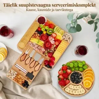 Plattera™ liha- ja juustuvaagna komplekt