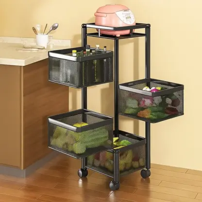 SpinRack™ pöörlev riiulikäru - 4 tasandit