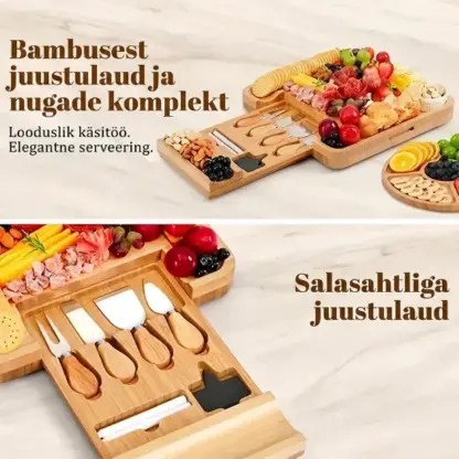 Plattera™ liha- ja juustuvaagna komplekt