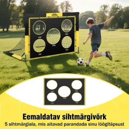 SoccerShot™ laste jalgpallivärav sihtmärgiga