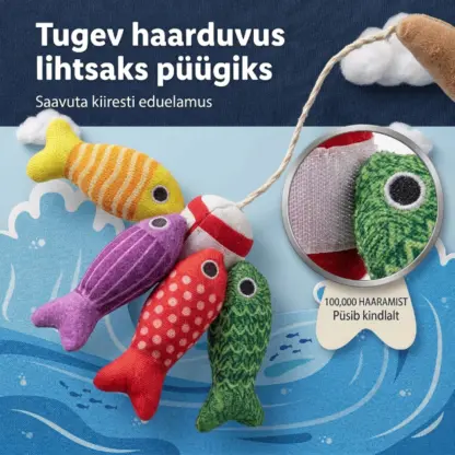 HookaPlay™ Montessori kalapüügi- ja sorteerimismäng väikelastele