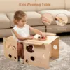MonteKiddo™ puidust lauakomplekt väikelastele