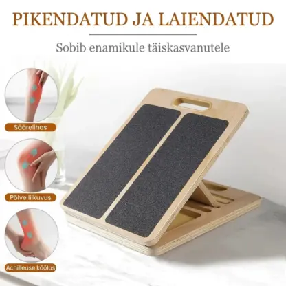 AnkleForge™ reguleeritava kaldenurgaga treeninglaud