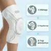 Athlexa™ reguleerimisnupuga kompressioonpõlvetoed – 2 pakki