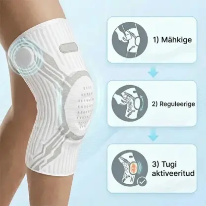 Athlexa™ reguleerimisnupuga kompressioonpõlvetoed – 2 pakki