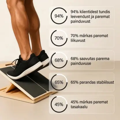 AnkleForge™ reguleeritava kaldenurgaga treeninglaud