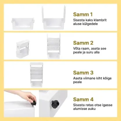 BookCart™ 5-riiuline ratastega raamaturiiul