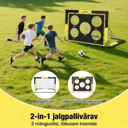 SoccerShot™ laste jalgpallivärav sihtmärgiga