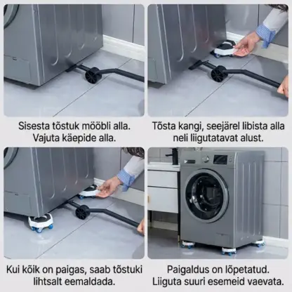 FurnyFlex™ mööbli transpordirullikute komplekt