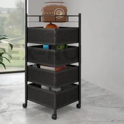 SpinRack™ pöörlev riiulikäru - 4 tasandit