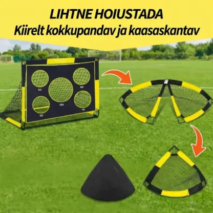 SoccerShot™ laste jalgpallivärav sihtmärgiga
