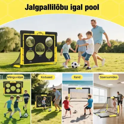 SoccerShot™ laste jalgpallivärav sihtmärgiga