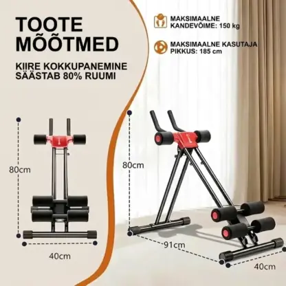 AbFlex™ kõhulihaste treeningmasin-middle