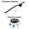 FurnyFlex™ mööbli transpordirullikute komplekt-middle