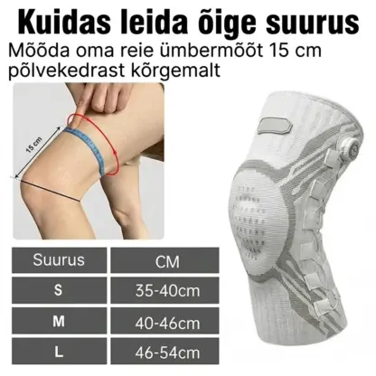 Athlexa™ reguleerimisnupuga kompressioonpõlvetoed – 2 pakki-middle