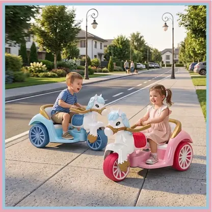RoyalRide™ carrozza elettrica a cavallo per bambini