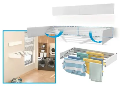 Stendino pieghevole a muro DryPRO™