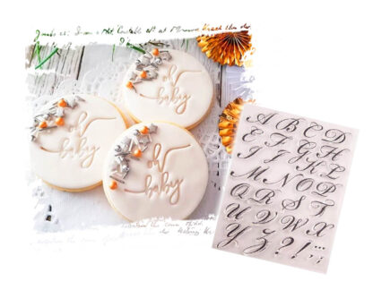 Set di lettere fai da te per torte