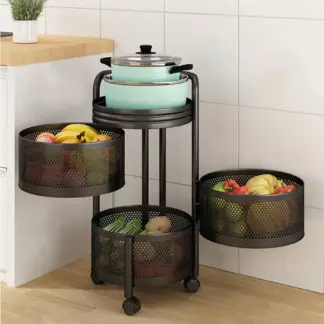 RotatoRack™ organizer su carrello a 3 livelli