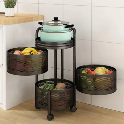 RotatoRack™ organizer su carrello a 3 livelli