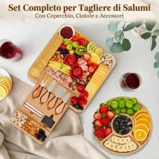 Plattera™ set tagliere salumi e formaggi